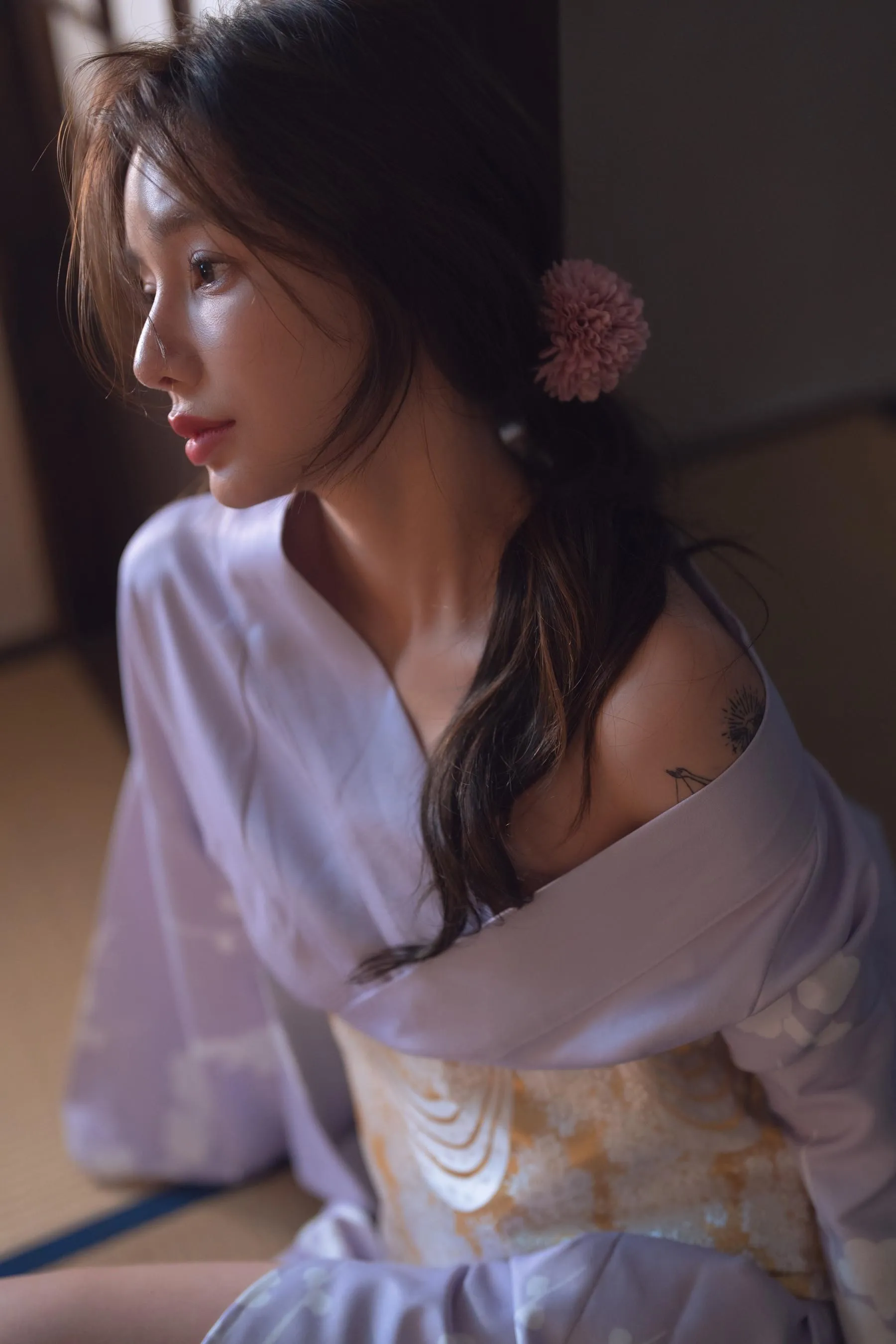 [YITUYU艺图语]2022.07.11 轻私纯欲和服写真 姝雯同学 [61P]插图1